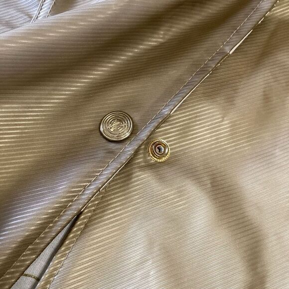 Wippette Vinyl Raincoat Slicker Shiny Gold L - Picture 7 of 13